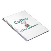 Koffie is mijn universum notitieboek (Rechterzijde)