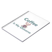 Koffie is mijn universum notitieboek (Linkerzijde)