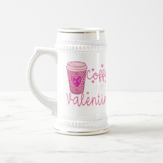 Koffie is mijn Valentijn Bierpul (Links)