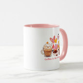 Koffie is mijn Valentijn | Koffie-Valentijn Mok (Voorkant rechts)