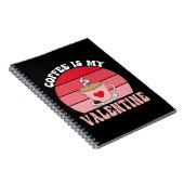 Koffie Is Mijn Valentijn Notitieboek (Rechterzijde)