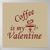 koffie is mijn valentijn poster (Voorkant)
