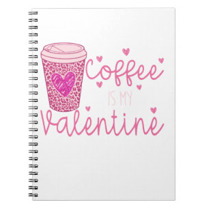 Koffie is mijn Valentijn T-Shirt Grocery Bag Notitieboek