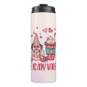 Koffie is mijn Valentijn Thermosbeker (Voorkant)