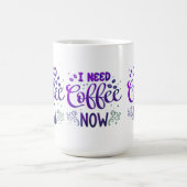 Koffie is nu een klassieke Mok | Witte keramische  (Center)