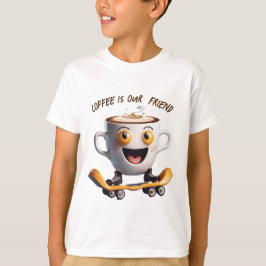 Koffie is onze vriend t-shirt
