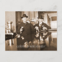 Koffie is voor Sissies 1890 Mannen Drink bier