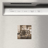 Koffie is voor Sissies 1890 Mannen Drink bier Magneet (Insitu (Vaatwasser))