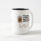 Koffie IV Tweekleurige Koffiemok (Voorkant rechts)