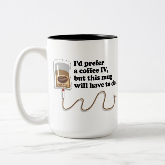 Koffie IV Tweekleurige Koffiemok (Links)