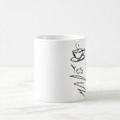 Koffie: Ja, alsjeblieft. Koffiemok (Center)