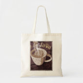 Koffie Java  kunst Tote Bag (Voorkant)