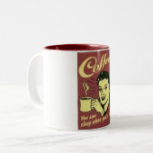 Koffie! Je kunt slapen als je dood bent, Mok (Voorkant links)