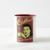 Koffie! Je kunt slapen als je dood bent, Mok (Center)