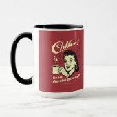 Koffie: Je kunt slapen als je dood bent Mok (Links)