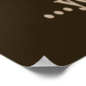 Koffie je kunt slapen als je dood bent poster (Hoek)