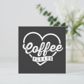 KOFFIE KAART (Staand voorkant)