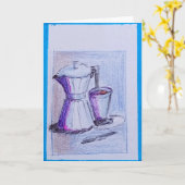 KOFFIE KAART (Gele Bloem)