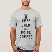 KOFFIE KALK EN DRINK HOUDEN - KOFFIE LOVER MOK T-S T-SHIRT (Voorkant)