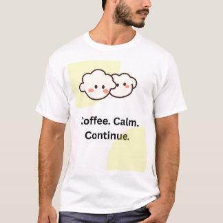 koffie kalm knuffel t-shirt