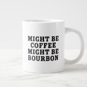Koffie kan bourbon zijn grote koffiekop (Rechts)