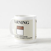 Koffie kan haaien en pygmieën bevatten koffiemok (Voorkant links)