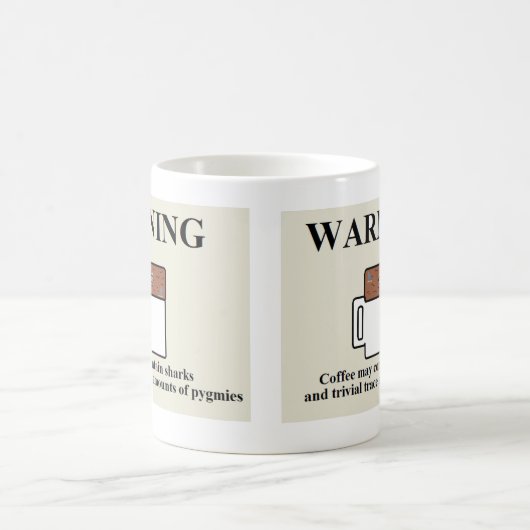 Koffie kan haaien en pygmieën bevatten koffiemok (Center)