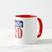 Koffie kan helpen in tijden van doffe ellende... mok (Voorkant rechts)