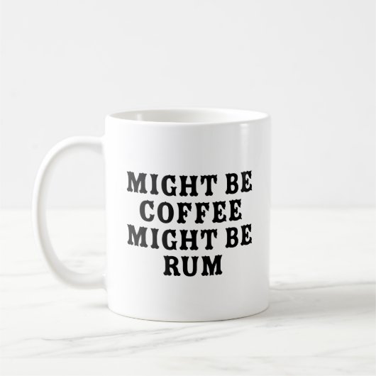 Koffie kan rum zijn koffiemok (Links)