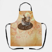 Koffie Kat Cafe Schort (Voorkant)