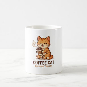 Koffie Kat Espresso Zelf Lieve Kitten Koffiemok