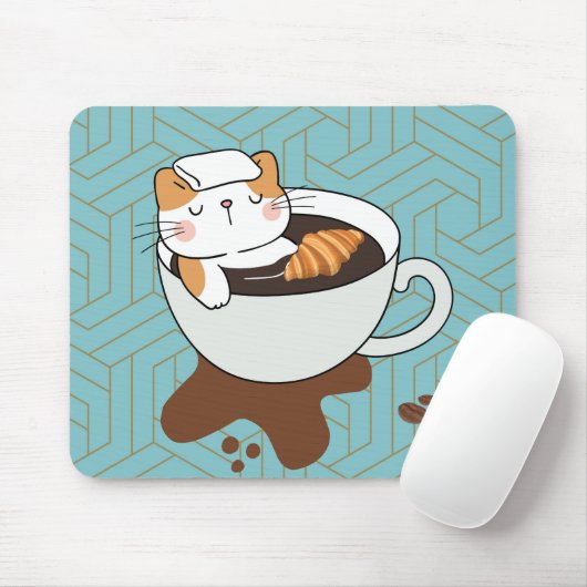 Koffie Kat Muismat (Met muis)