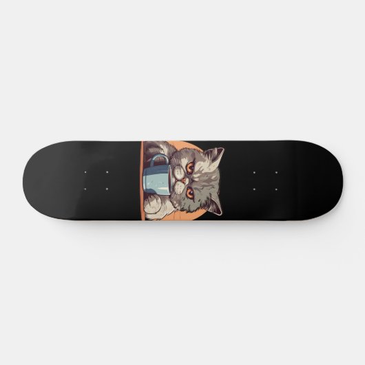 KOFFIE KAT SKATEBOARD (Horizontaal)