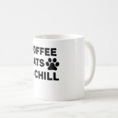 Koffie Katten & Chill Koffiemok (Voorkant rechts)