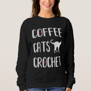 Koffie Katten Gehaakte Kat Liefhebber Dierenarts G Trui