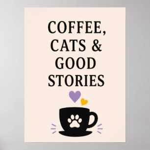 Koffie, Katten & Goede Verhalen Poster