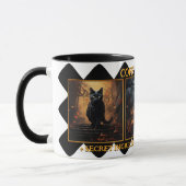 Koffie Katten Heks Brew Halloween Foto Mok (Links)