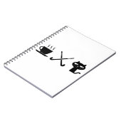 Koffie Katten. Hockey. Notitieboek (Linkerzijde)