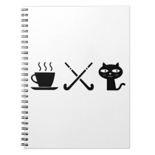 Koffie Katten. Hockey. Notitieboek