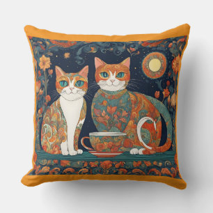 koffie katten kussen