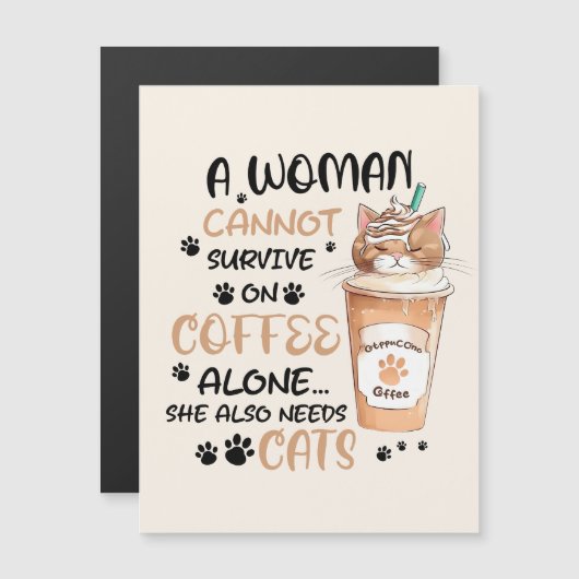 Koffie & Katten – Schattigee Kawaii kunst (Voorkant / Achterkant)