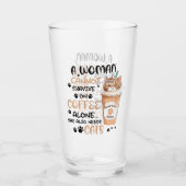 Koffie & Katten – Schattigee Kawaii kunst Glas (Voorkant)