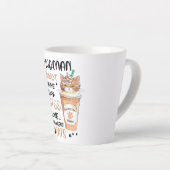 Koffie & Katten – Schattigee Kawaii kunst Latte Mok (Rechterhoek)