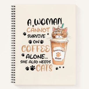 Koffie & Katten – Schattigee Kawaii kunst Notitieboek