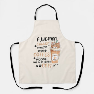 Koffie & Katten – Schattigee Kawaii kunst Schort