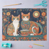 koffie katten tissuepapier (Craft)