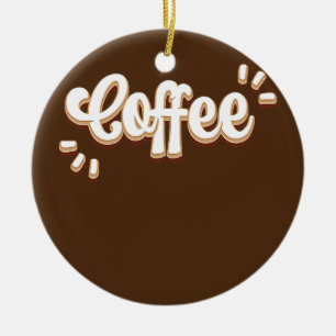 Koffie keramisch ornament