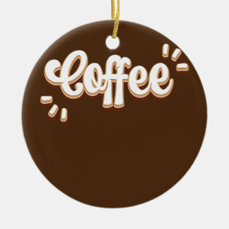 Koffie Keramisch Ornament
