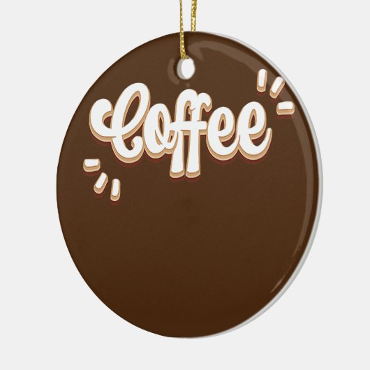 Koffie Keramisch Ornament (Links)