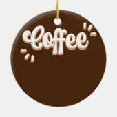 Koffie Keramisch Ornament (Achterkant)